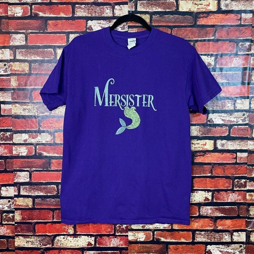 5 for $25🔥Medium MerSister (Mermaid) Purple T-shirt‎